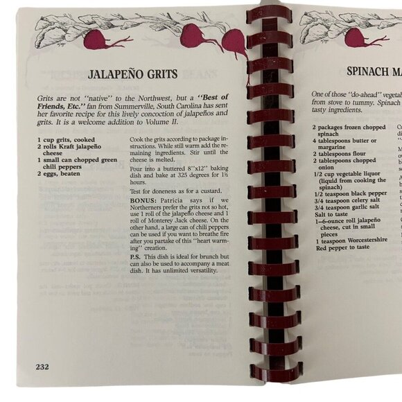 Best Of Friends Too Cookbook Vol 2 By Darlene Glantz Skees 1990 Spiral Bound - Picture 14 of 16